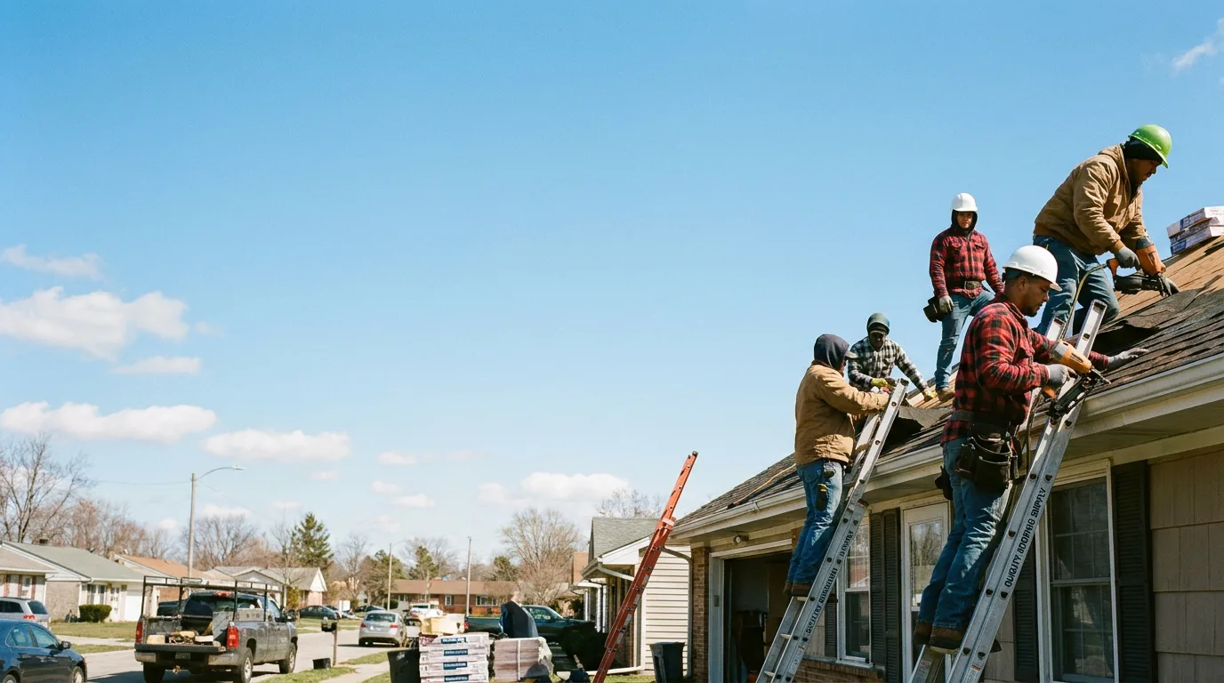 Roofing in Dahinda, IL near me
